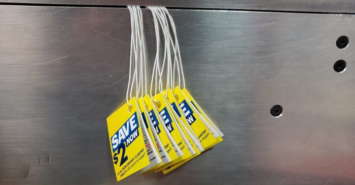 Custom Hang Tags -Miniature folding