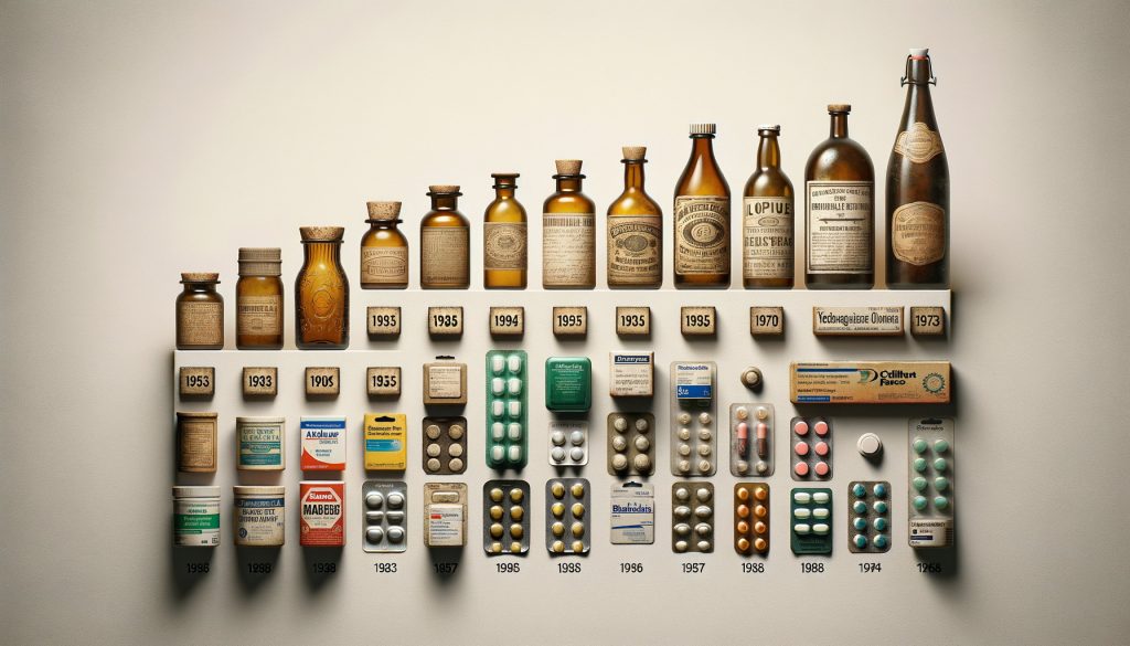 Evolution And Importance Of Legacy Pharmaceutical Packaging From Vintage To Modern Designs.